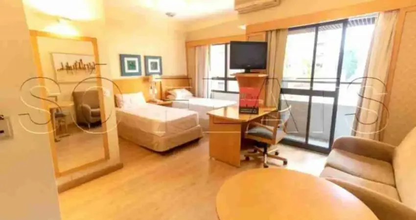 Flat nos jardins, próx av. paulista a fundação cásper libero e metrô brigadeiro