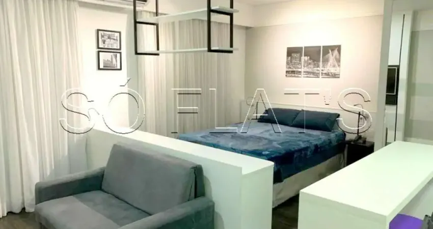 Flat em moema, prox. a av. ibirapuera, metrô moema do metrô, e comércios ao seu redor.