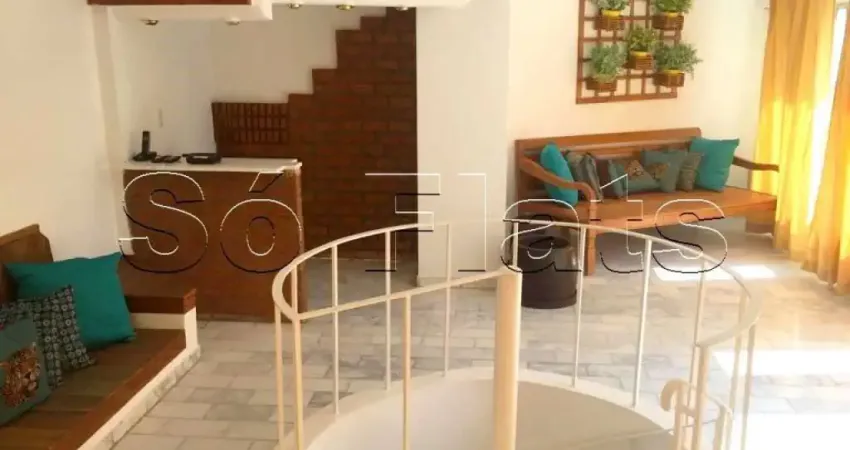 Flat estilo duplex na cobertura com uma excelente localização muito próx do pq ibirapuera.