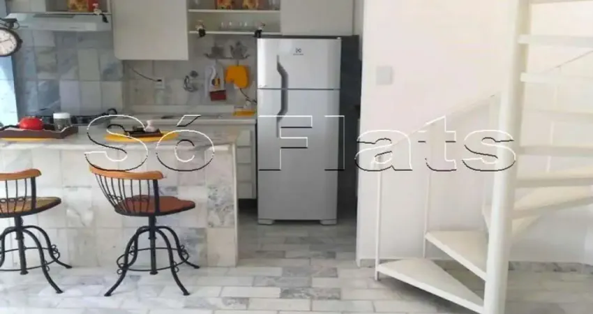Apto estilo duplex na cobertura com uma excelente localização muito próx do pq ibirapuera.