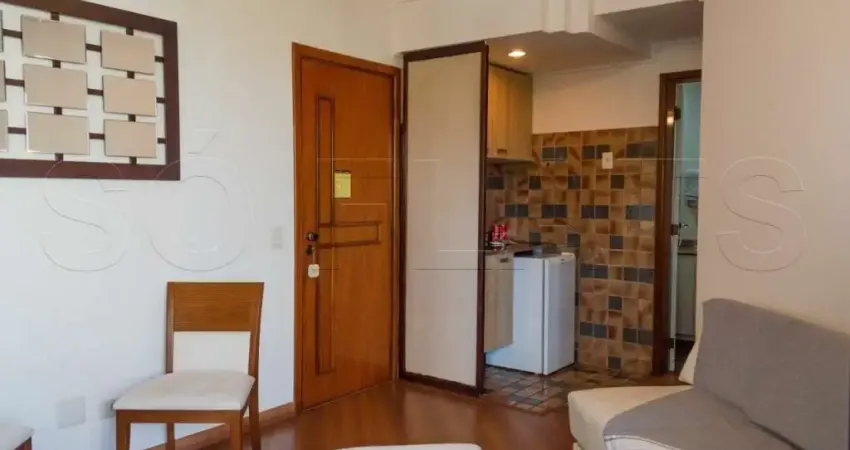 Flat com 1 quarto à venda na Rua Doutor Chibata Miyakoshi, 183, Morumbi, São Paulo
