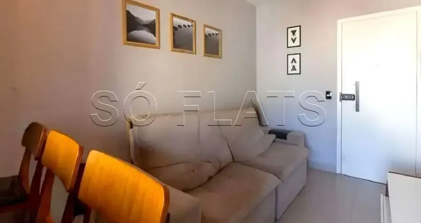 Flat São Paulo Suíte Service disponível para venda com 31m², 1 dormitório e 01 vaga de garagem