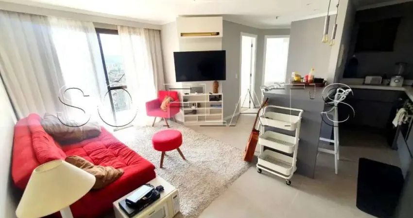 Flat disponível para locação totalmente moderno na Vila Olímpia, próx da Av. dos Bandeirantes.