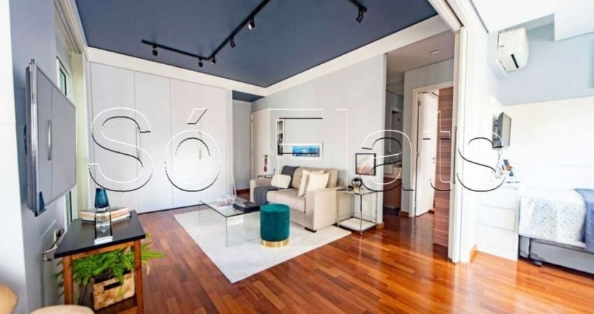 Flat estanconfor villa olímpia 70m² para locação com entrada imediata.