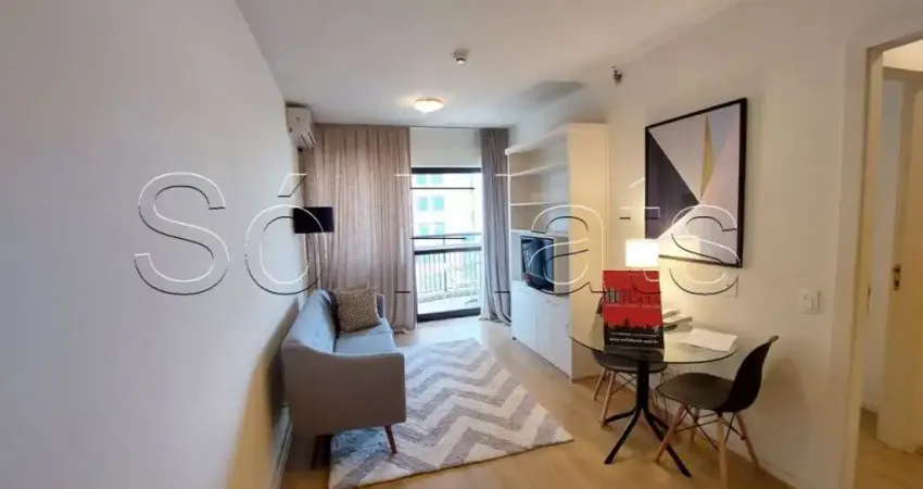 Flat no itaim bibi, próximo a avenida pres juscelino kubtschek e santo amaro. com entrada imediata.