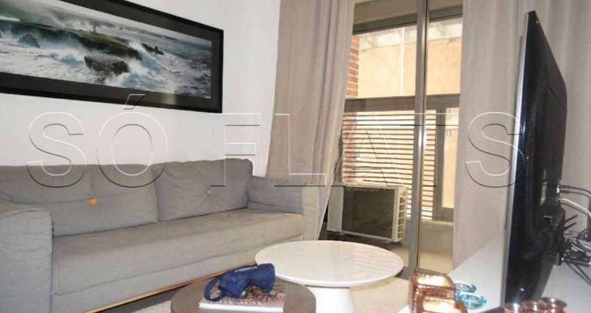 Studio com cozinha completa no Itaim, alto padrão, excelente para moradia ou investimento