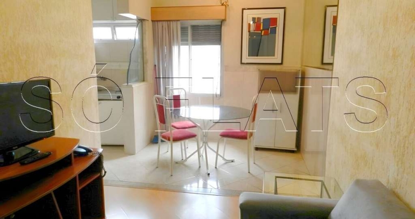 Flat São Paulo Suíte Service disponível para venda com 35m² e 01 vaga de garagem