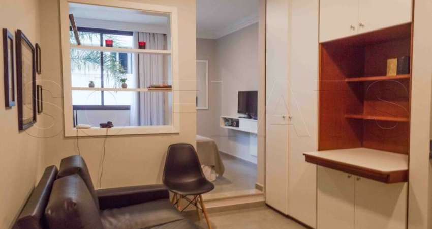 Studio Poeta Drummond 26,54m² para locação nos Jardins.