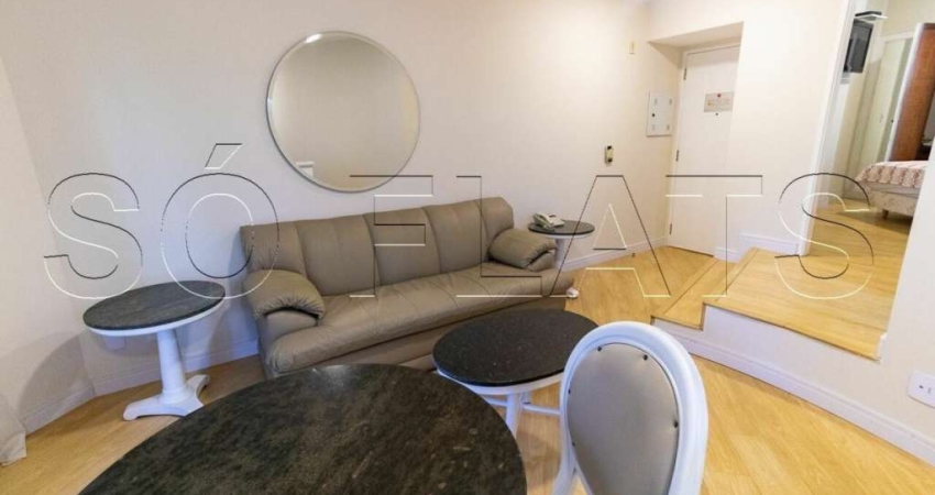 Flat Paulista Wall Street disponível para venda com 48m²e 01 vaga de garagem