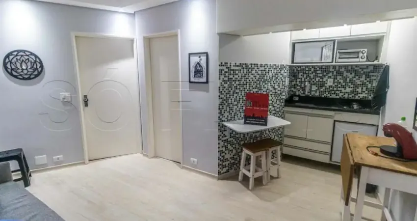 Flat moema studio disponível para venda com 37m² e 01 vaga de garagem