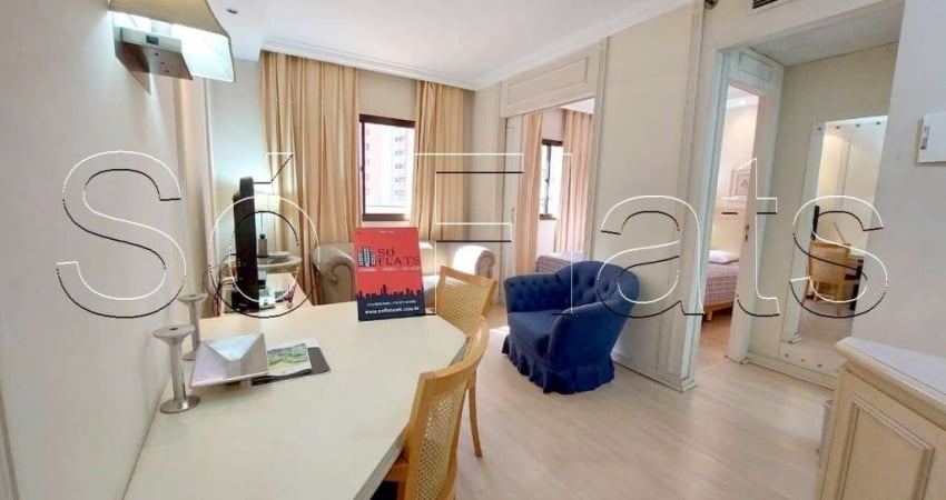 Apartamento no The World na Vila Olímpia 30m², 1 dormitório e 1 vaga disponível locação.