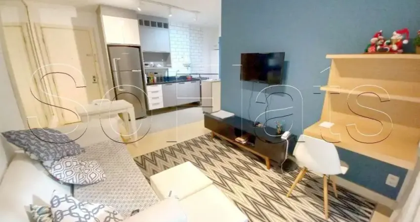 Apartamento New Star com 1 dormitório e 1 vaga disponível para locação no Jardim Paulista.