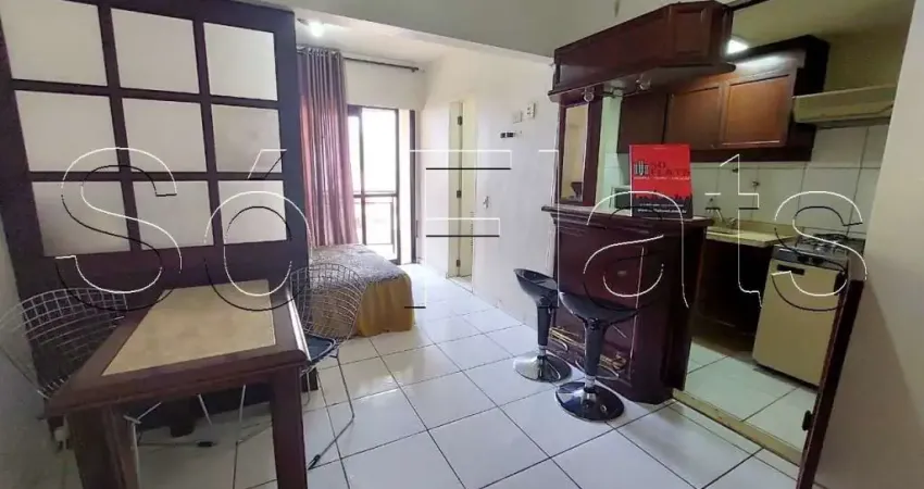 Champs Elysees com 32m² contendo 1 dormitório e 1 vaga para locação na República