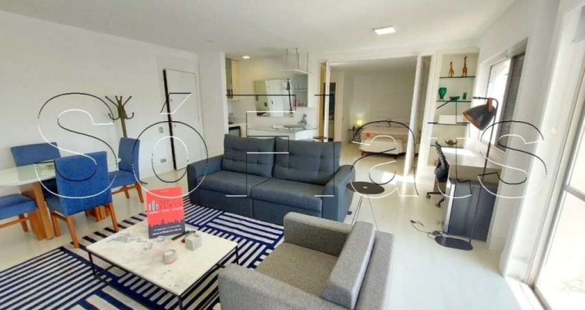 Flat Saint James para locação com 64m² contendo 1 dormitório e 1 vaga de garagem