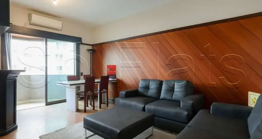 Flat no ritz disponível para locação com 1 dormitório e 1 vaga próximo da avenida santo amaro.