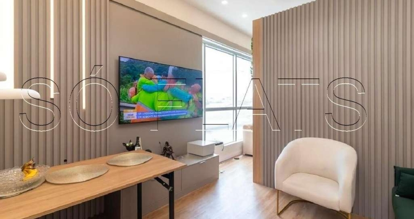 Flat Wyndham Nortel disponível para venda com 35m², 01 dorm e 01 vaga de garagem