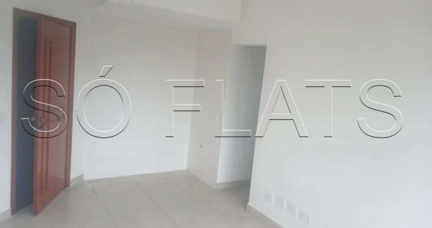 Flat para locação no Morumbi disponível para locação 34m², 1 dormitório e 1 vaga. Sem mobília.