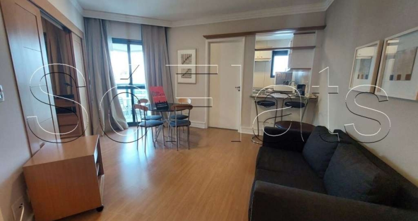 Apartamento com serviços no Flat Paradise Garden, 02 dormitório e uma excelente localização