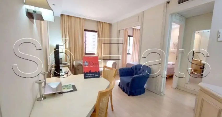 Flat The World 30m² 1 dormitório na Vl. Olímpia, próximo da Avenida Berrini.