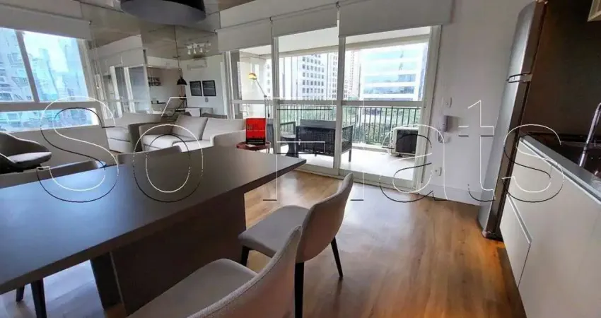 Residencial Geo Berrini - Disponível para locação contendo 63m², 1 dormitório e 1 vaga de garagem.