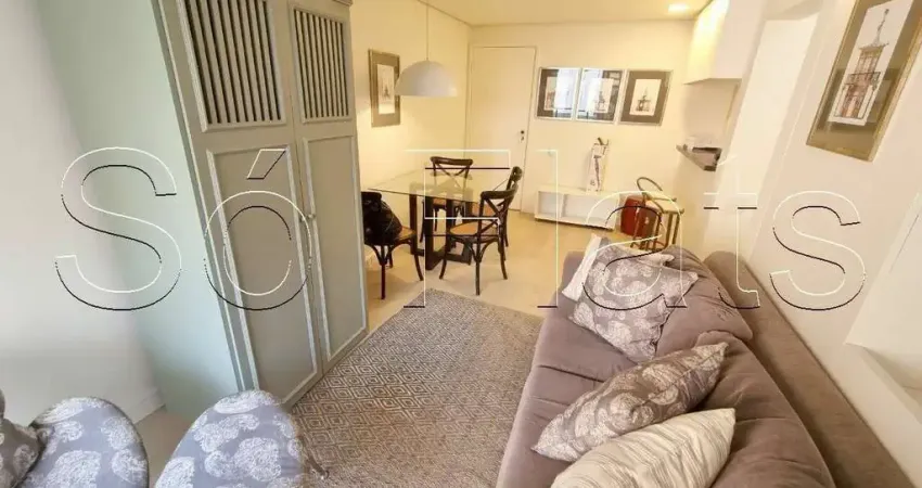 Residencial para locação no saint peter 45m², 1 dormitório e 1 vaga de garagem.