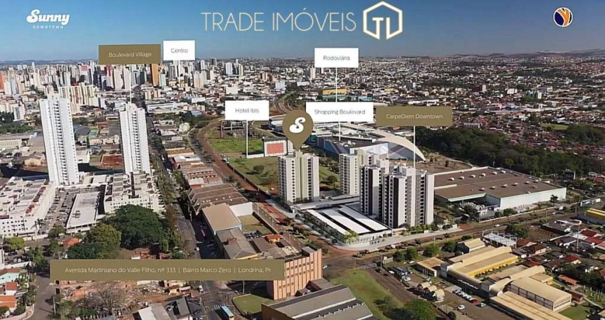 &amp;#127968;Sunny Downtown Apto 2 dormitórios 51m² Marco Zero Londrina