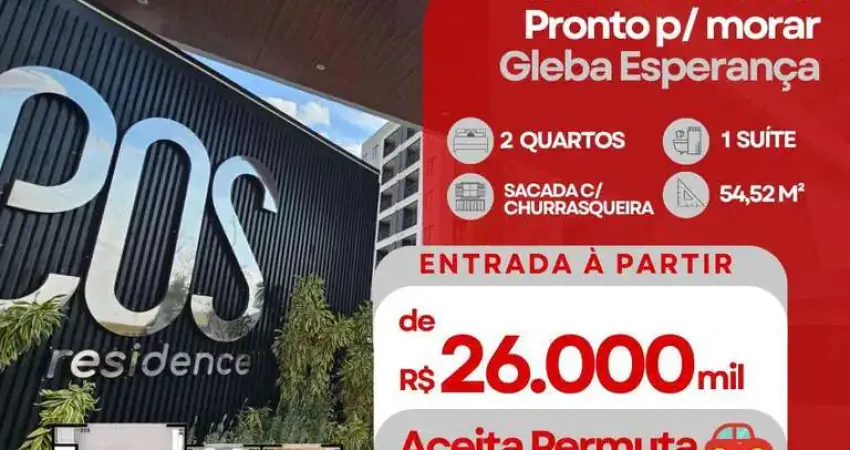 &amp;#128680; EOS Pronto pra morar, Suíte, Sacada c/ Churrasqueira