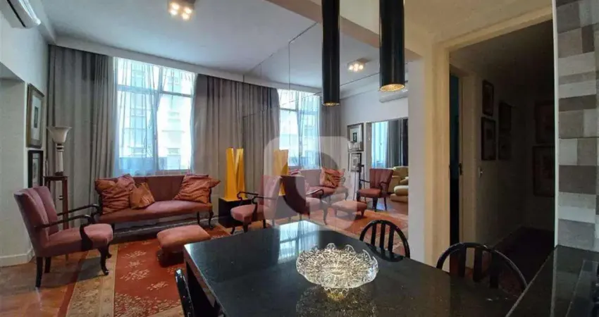 Copacabana, original 4 quartos, 130m2, com 1 vaga, reformado.