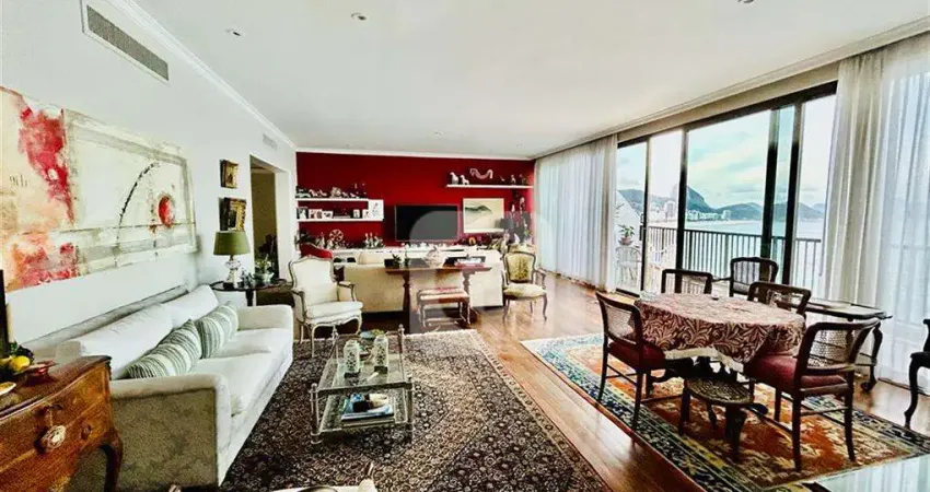 Cobertura na av. atlântica com 400 m² e vista deslumbrante da praia de copacabana