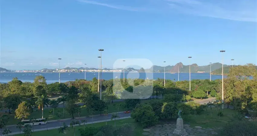 Flat com serviços, piscina, vaga, vista para o aterro do Flamengo Incrível!