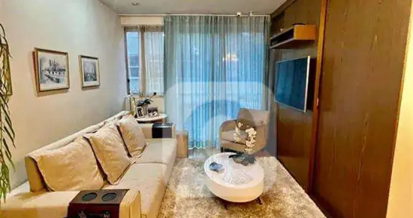 Apartamento na lagoa, 91 m², 3 quartos, 1 vaga. com vista cristo.