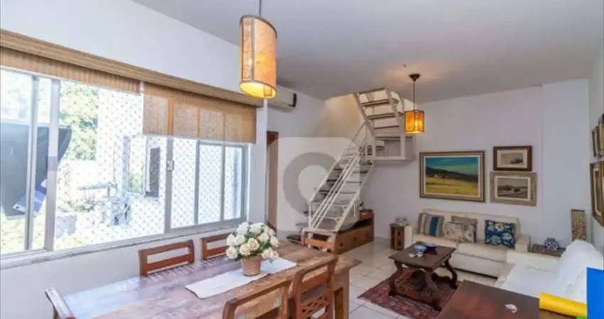 Cobertura para venda com 3 quartos e vista para o cristo no humaitá!