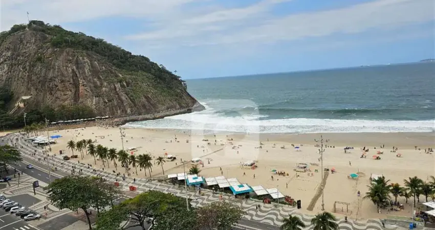 Casa suspensa na avenida atlântica - copacabana - cobertura linear 270m2 , 4 quartos , 1 vaga