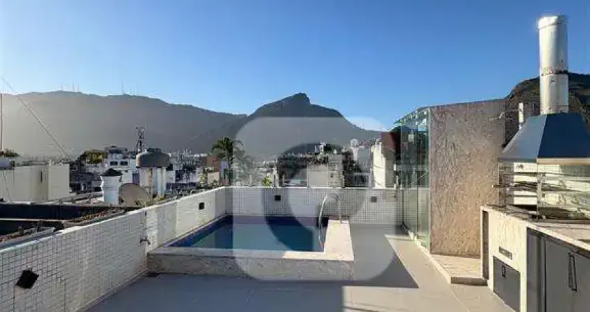 Cobertura triplex à venda em ipanema , 240m2 , 3 quartos, 1 vaga , vista linda