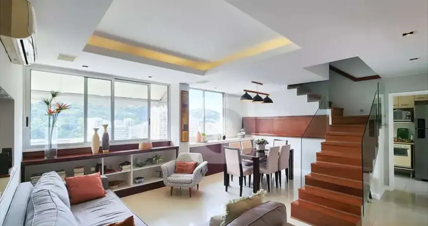 Apartamento (cobertura) à venda com 220m², 3 quartos e 2 vagas em botafogo por r$ 2.890.000,00