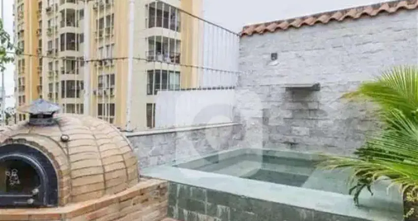 Cobertura com 5 quartos 4 suítes 1 vaga na rua sorocaba em botafogo