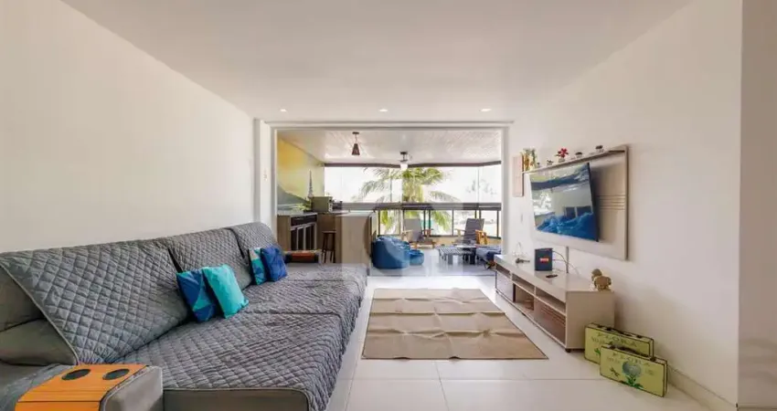 Recreio frente mar apartamento mobiliado lamina 4 suítes 203 m² á venda