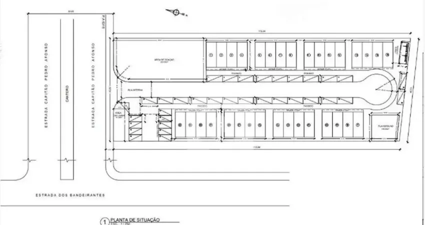 Vargem Grande Terreno com 4.515,10m² Documentação Cristalina Projeto Aprovado 32 Casas Triplex