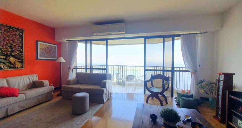 Apartamento Vista Mar, com 133m2, 3 quartos  no Condomínio  Novo Leblon  Barra da Tijuca