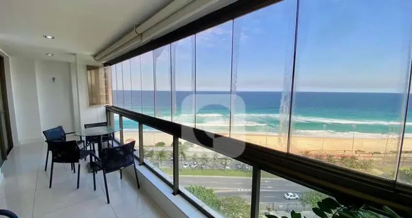 Orla da barra lúcio costa apartamento frontal para mar 4 quartos 1 suíte à venda