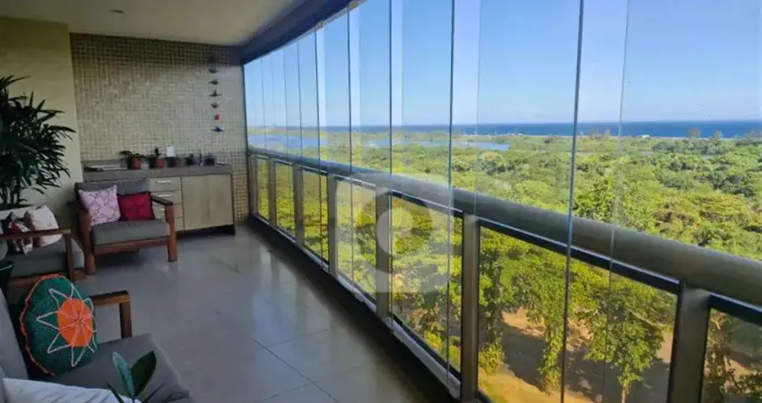 Barra da tijuca – condomínio pedra de itaúna apartamento linear à venda – 262m²