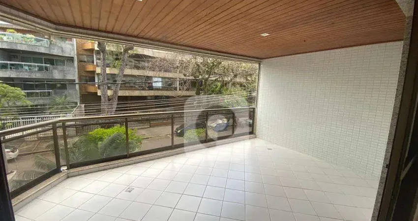 Apartamento frente varandão  4  suítes  195 m2  + dep   recreio á venda