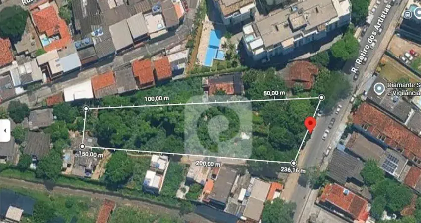 Terreno à venda totalmente plano 1.954,40m² Pechincha Jacarepaguá.