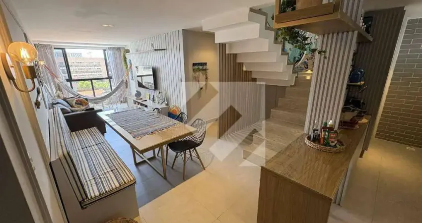 Cobertura com 3 dormitórios à venda, 160 m² por r$ 1.400.000 - camboinha - cabedelo/pb