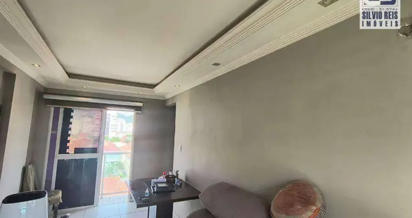 Apartamento com 2 dormitórios à venda, 70 m² por r$ 590.000,00 - campo grande - santos/sp