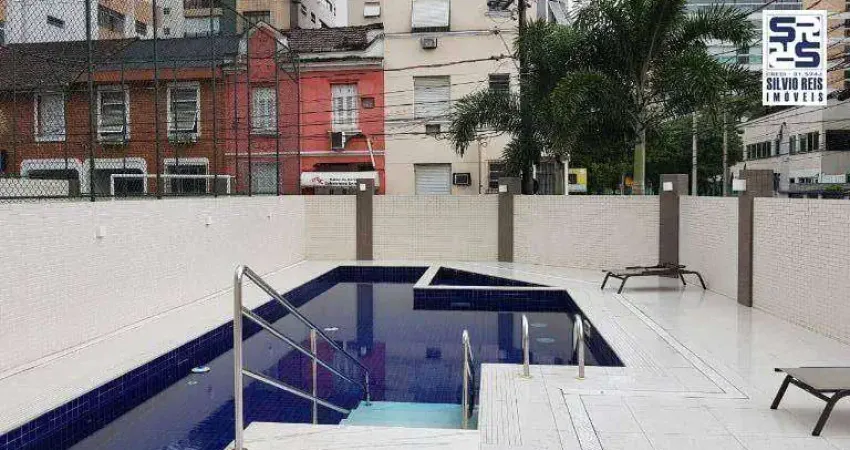 Apartamento à venda, 210 m² por r$ 2.677.500,00 - embaré - santos/sp