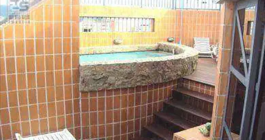 Cobertura com 4 dormitórios à venda, 577 m² por r$ 2.500.000,00 - aparecida - santos/sp