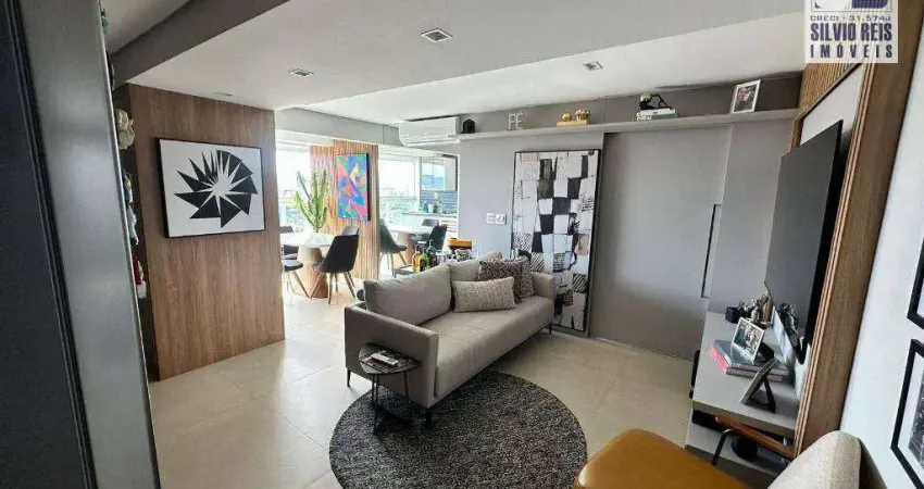 Apartamento com 2 dormitórios à venda, 52 m² por r$ 1.190.000,00 - embaré - santos/sp