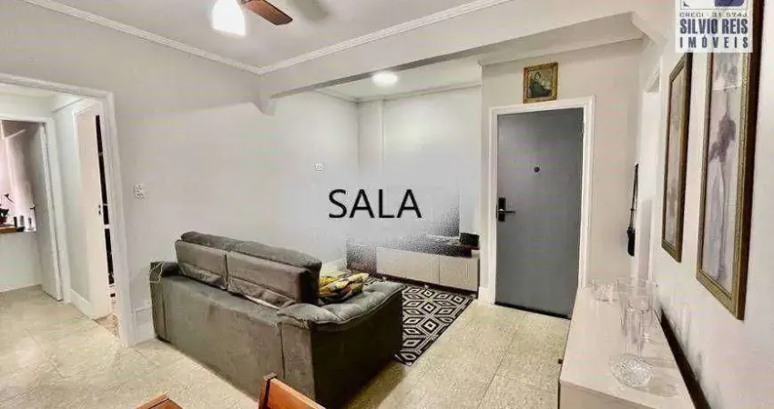 Apartamento com 2 dormitórios à venda, 70 m² por r$ 580.000,00 - ponta da praia - santos/sp