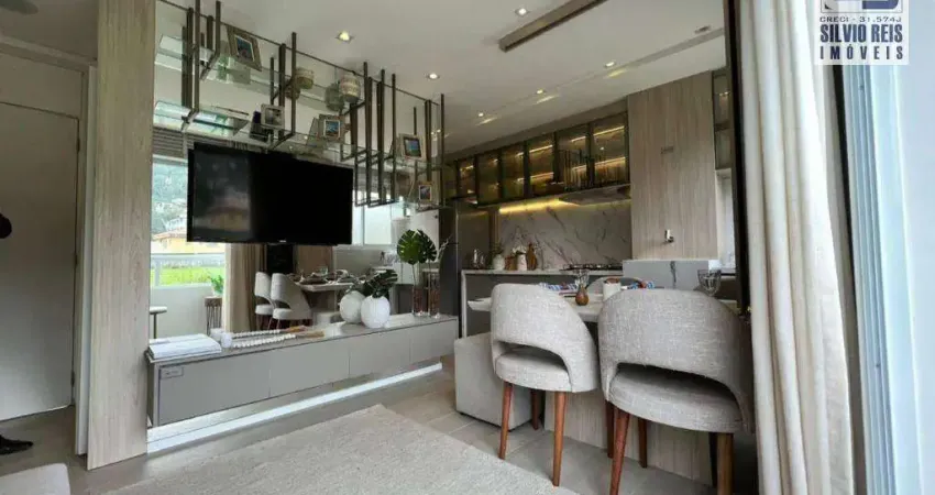 Apartamento com 2 dormitórios à venda, 42 m² por R$ 334.289,44 - Jabaquara - Santos/SP